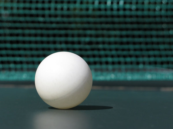 ping pong ball: none