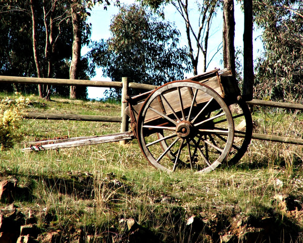 old horse cart