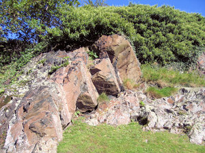 vulcanic rocks landscape: vulcanic rocks landscape
