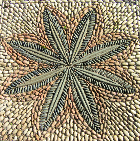 decorative stone star