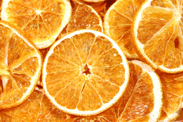 dry citron and oranges: 
