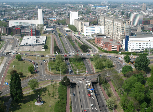 A view on the city of Rotterda