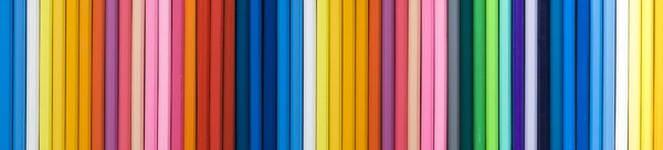Pencil banner: color pencil panorama