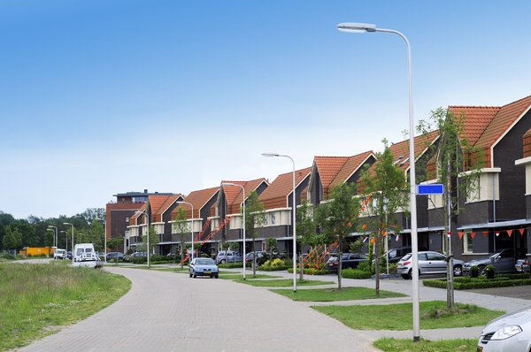 street: modern Dutch street view