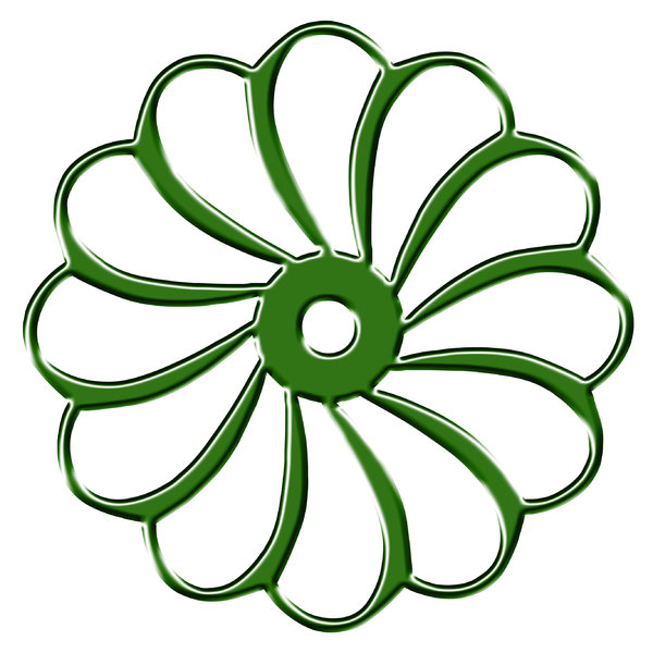 Graphic flower