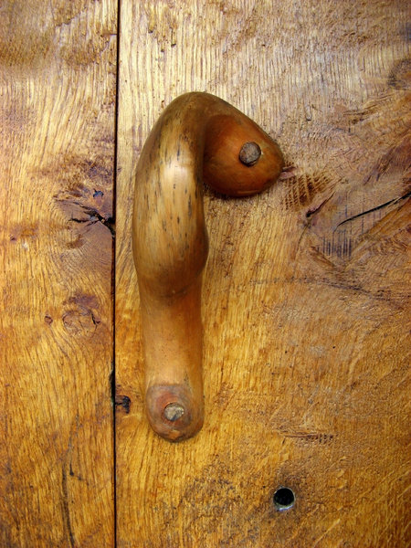 Doorknob in Viking house