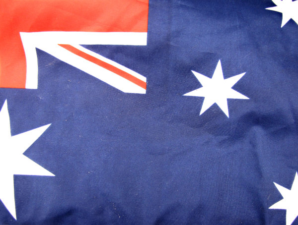 Aussie flag portion