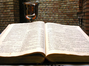 Bible and cup