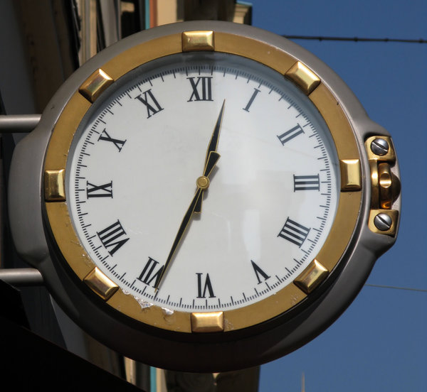 street clock: Zagreb,Croatia