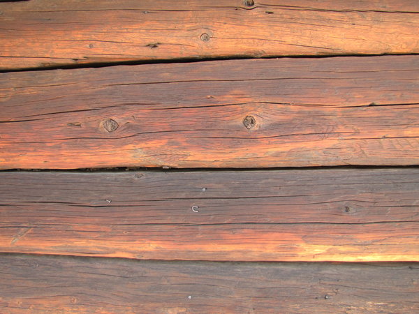 log cabin wall