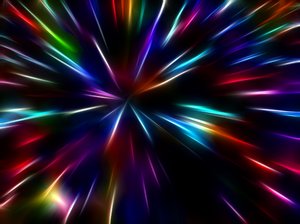 Flare X3: Multi-coloured flare or burst suitable for backgrounds, fills,textures, or to illustrate states of mind, science fiction, time warps, speed, etc.