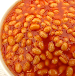 baked beans: baked beans in tomato sauce