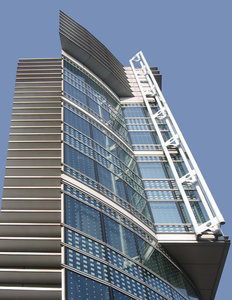 modern office tower