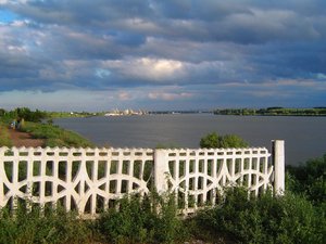Fence by the danube