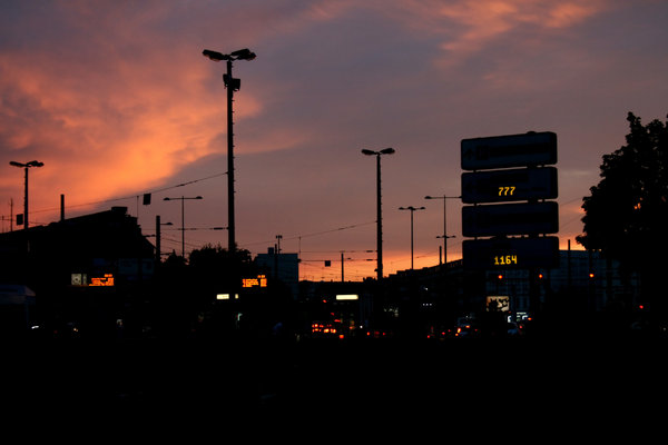 Leipzig at night
