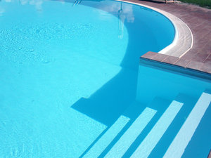 piscina de sombra
