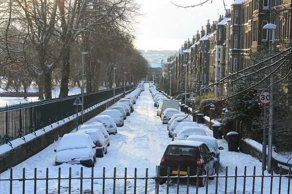 Snowy road