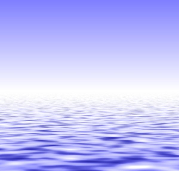 Water and Sky: A watery horizon.