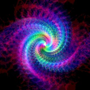 espiral colorida: 