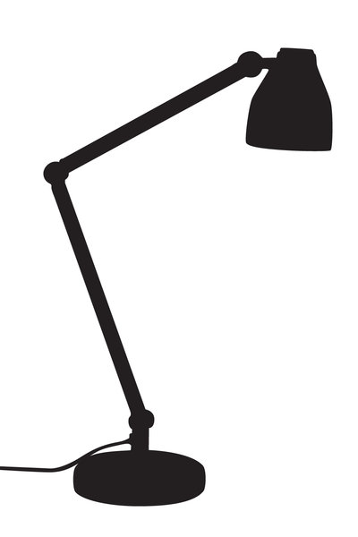 Silhouette Office Lamp: 