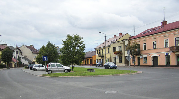 A square in Łowicz