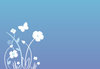 Simple flower background with 