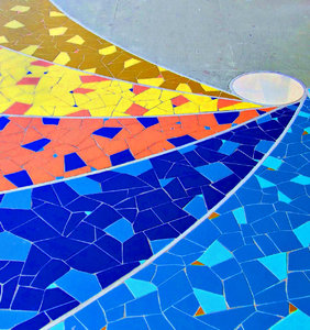 pavement mosaic