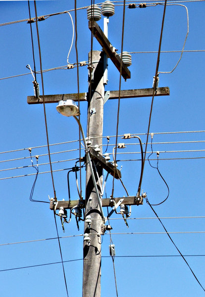 wired up: electricity poles, transformers and wiring