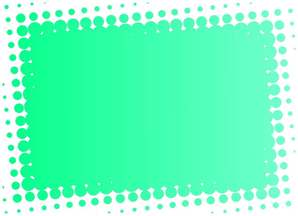 Dot Banner 1: A green banner with a dotted edge.