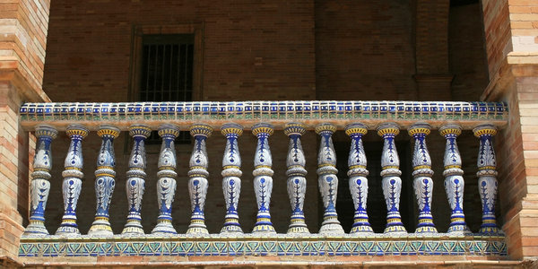 Ceramic balustrade