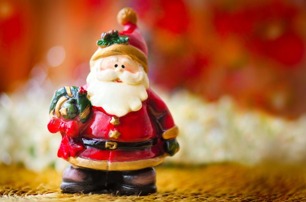 Cute Santa: Small Santa ornament for Christmas