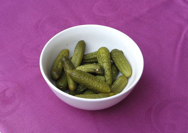 bowl with pickles