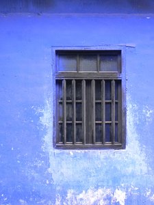 window with bars