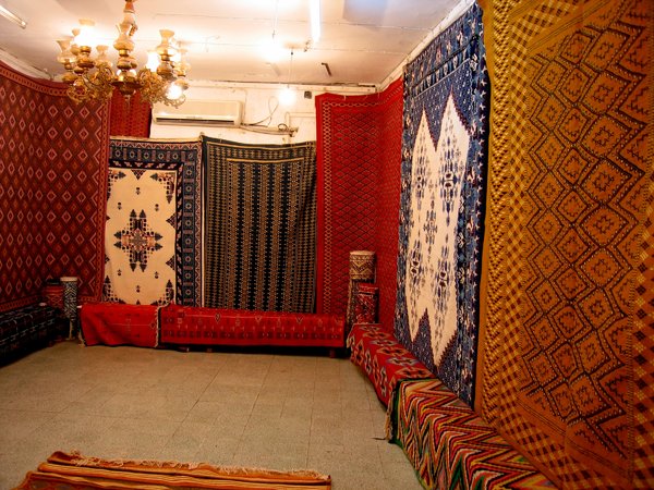 Carpets: carpets in a carpet shop