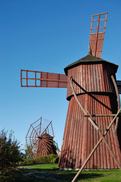 Small Wooden Windmills