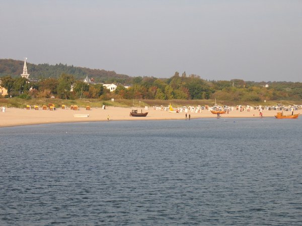 baltic sea beach scene