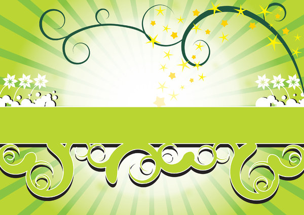 banner: Green vector banner