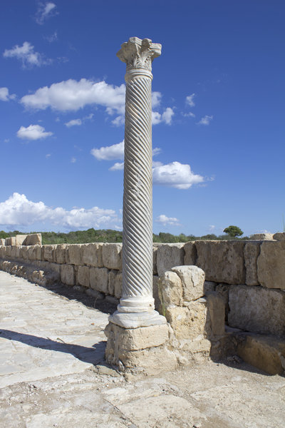 Ancient carved pillar