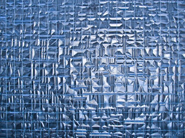 irregular blue glass texture