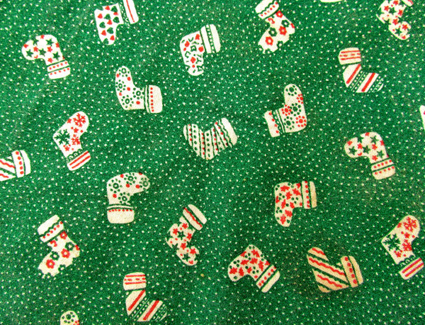 cloth covered Christmas tray2