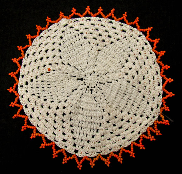 African beaded doily3