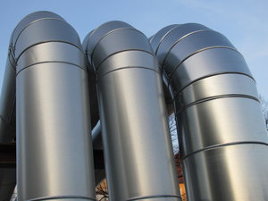 big metal tubes
