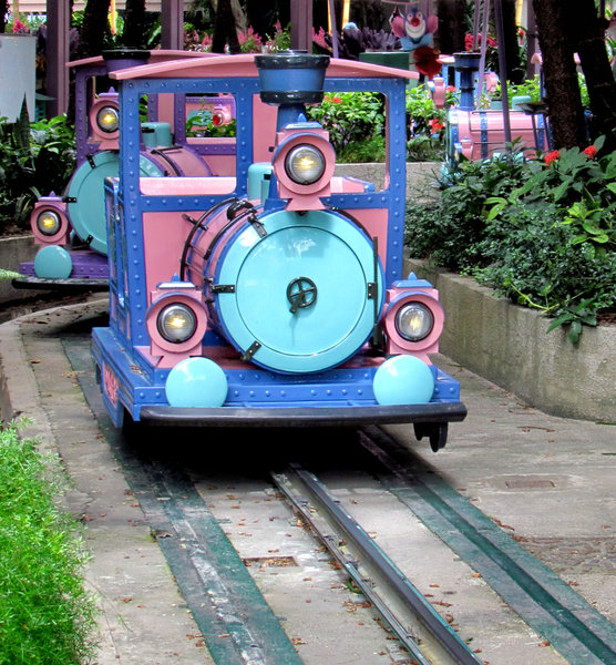 children's locomotive ride