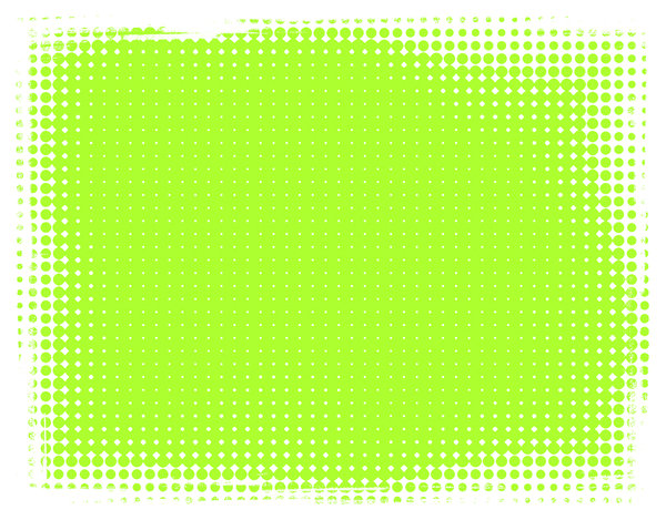Dot Banner 10: A lime green banner or background with a grungy dotted border.