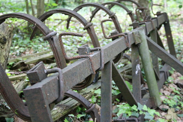 Old agricultural machine
