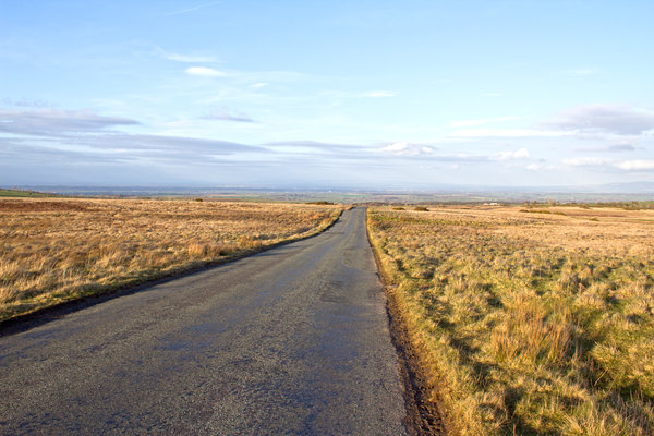 Moorland road