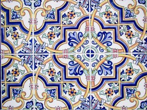 classic floral tile texture 2