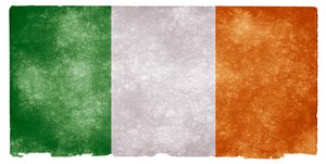 Ierland Vlag van Grunge