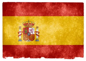 Spanje Vlag van Grunge