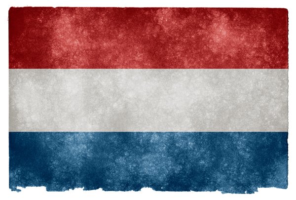 Países Bajos Bandera del Grunge: 
